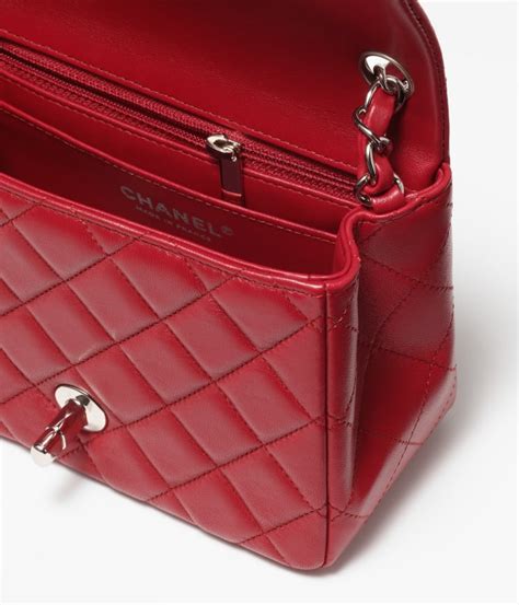 chanel red mini flap|Chanel mini flap review.